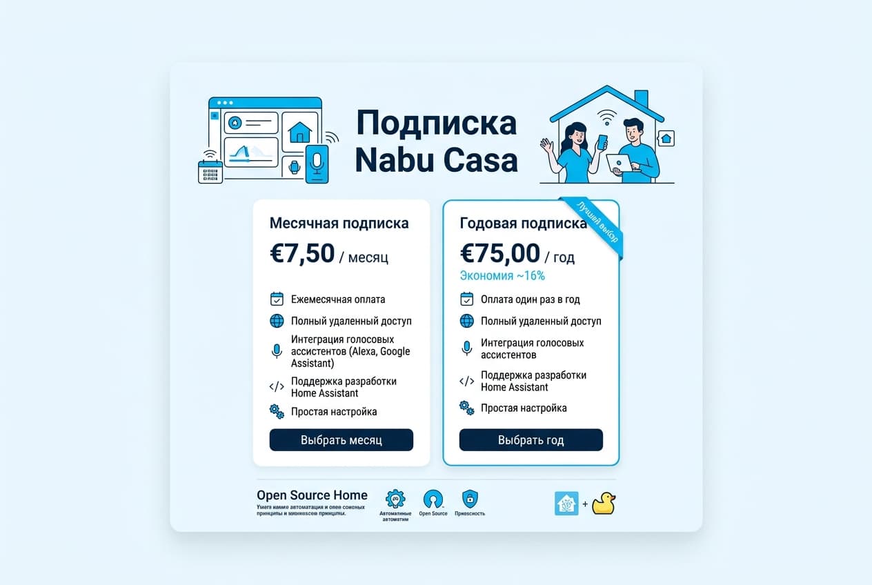 Как оплатить Home Assistant Cloud из России в 2026 году: без зарубежной карты — фото 2