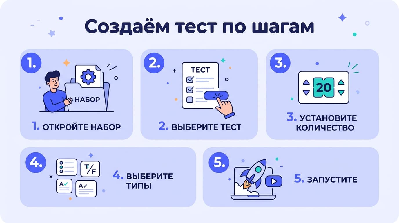 Как создать тест в Quizlet: пошагово и с настройками под себя — фото 2