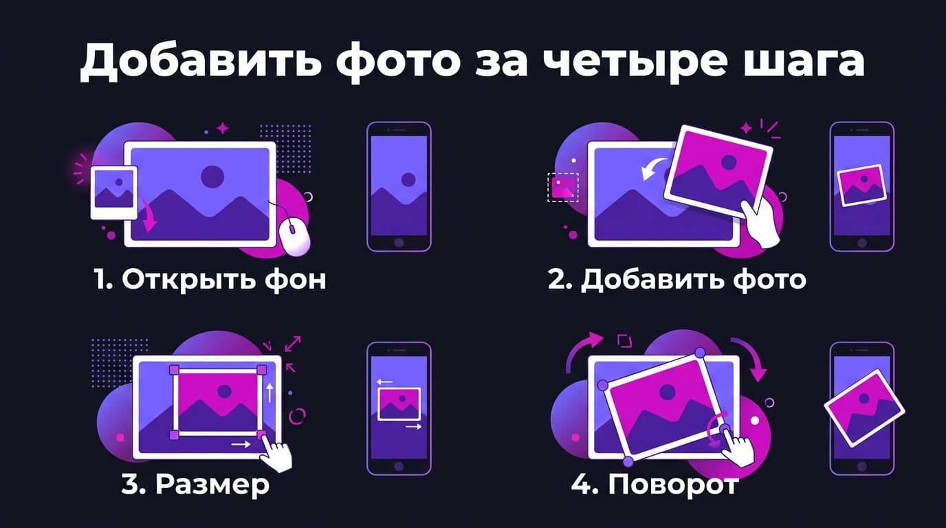 Как в Пиксарт наложить фото на фото: четыре рабочих способа — фото 2