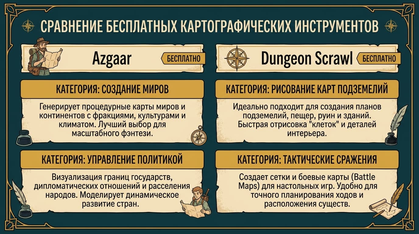 Аналоги Inkarnate: чем заменить редактор фэнтези-карт — бесплатные, разовые и по подписке — фото 2