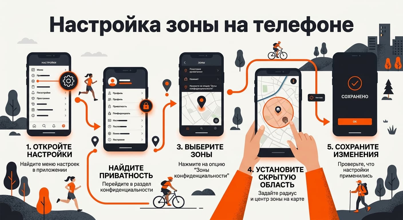 Как защитить приватность маршрутов в Strava: зоны приватности и не только — фото 2