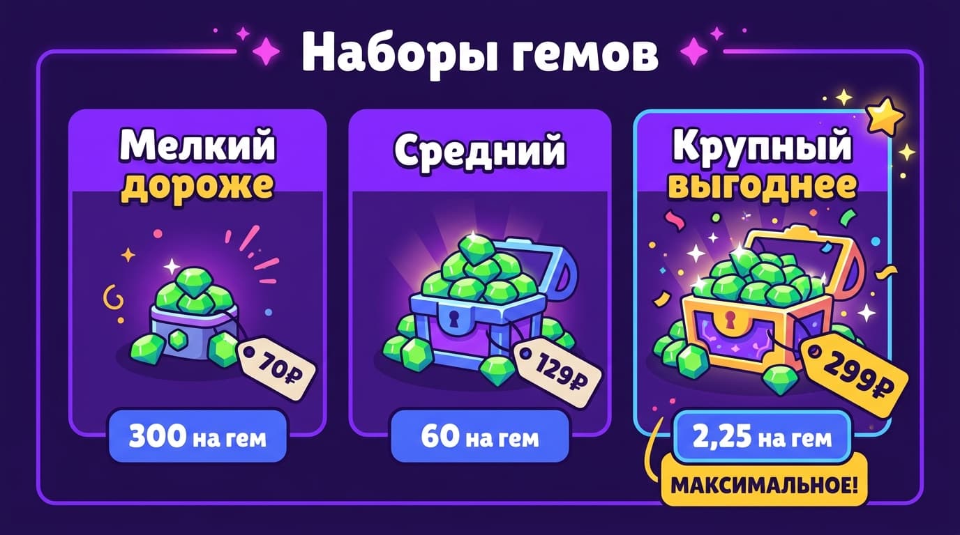 Как купить гемы в Stumble Guys из России в 2026 году — фото 3