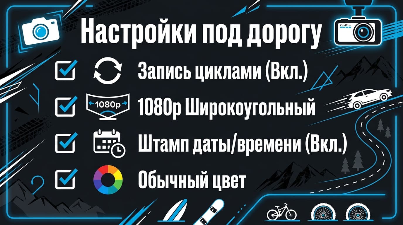 GoPro как видеорегистратор в машину: настройка, питание и подводные камни — фото 4