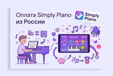 Как оформить подписку Simply Piano из России в 2026 году: без зарубежной карты
