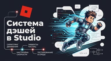 Как создать систему дэшей в Roblox Studio (LinearVelocity)