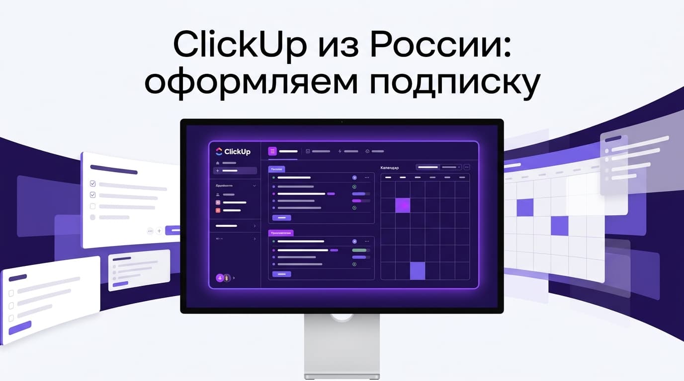 ClickUp из России в 2026 году: тарифы и как оплатить подписку