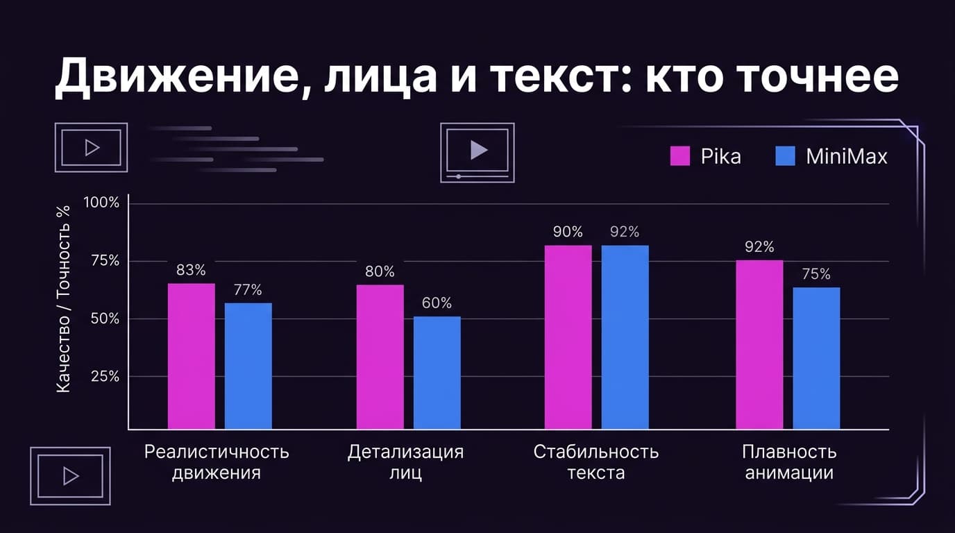 MiniMax AI против Pika: что выгоднее по цене, качеству и скорости видео — фото 3