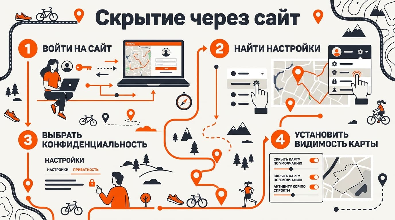 Как защитить приватность маршрутов в Strava: зоны приватности и не только — фото 3