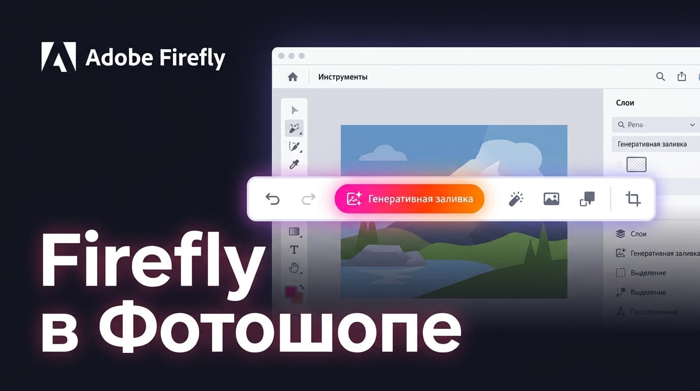 Как включить Firefly в Фотошопе: где искать кнопки и почему они серые