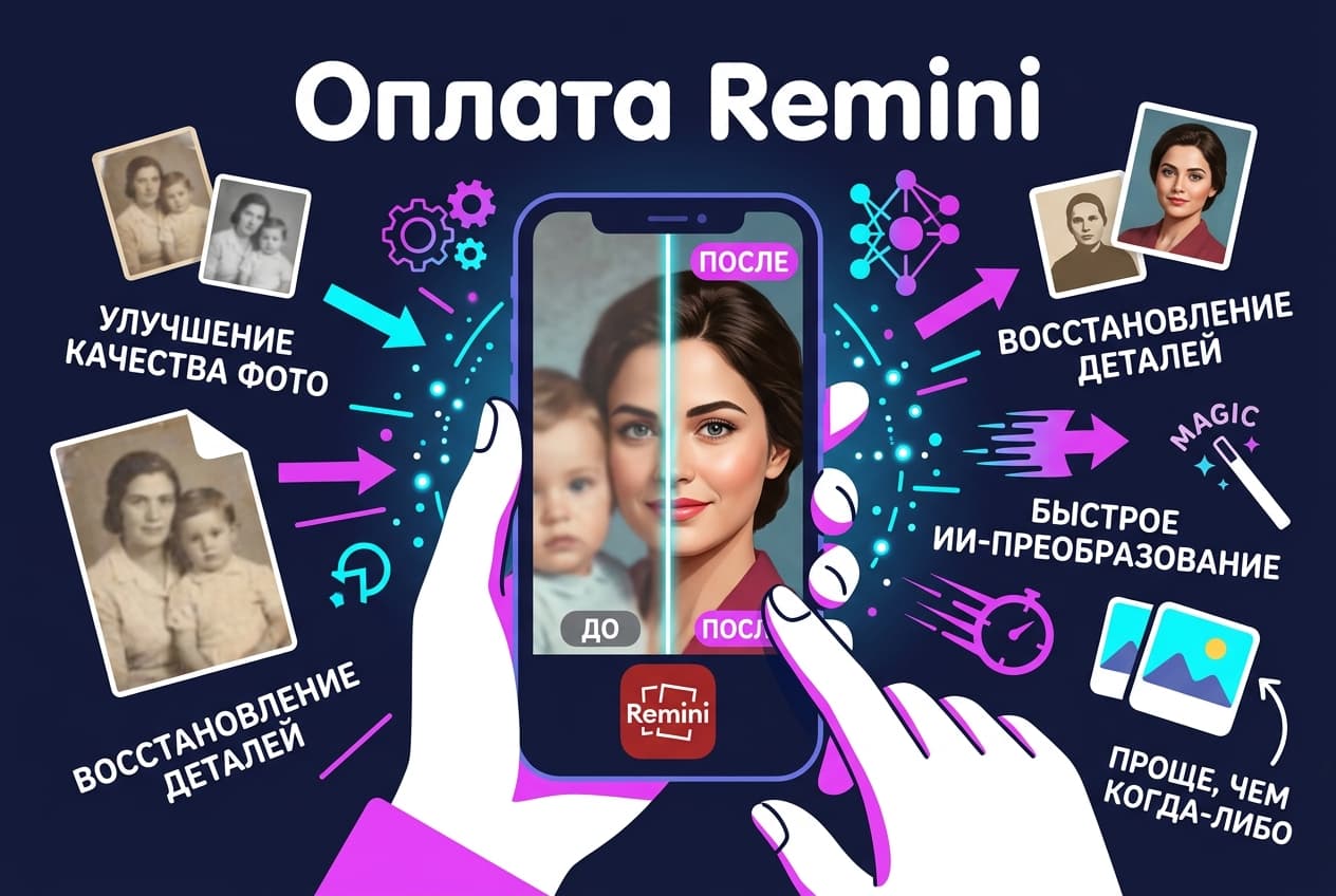 Как оплатить подписку Remini из России в 2026 году