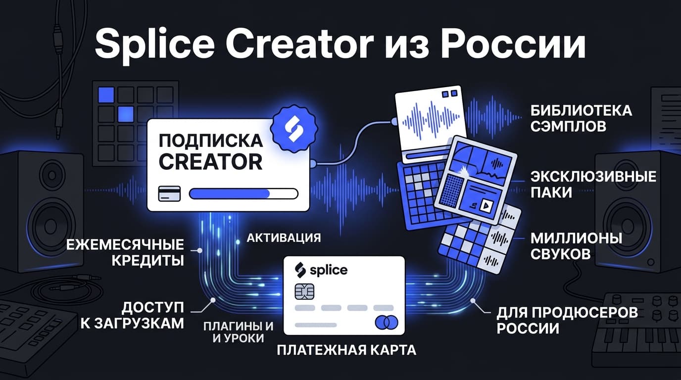 Тариф Creator в Splice: что входит и как оплатить его из России