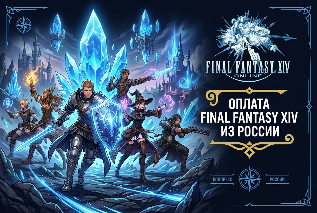 Как оплатить подписку Final Fantasy XIV из России в 2026 году: без зарубежной карты