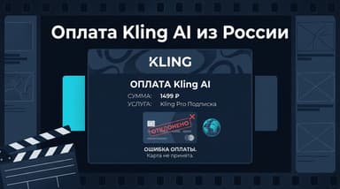 Как оплатить Kling AI из России в 2026 году: рабочие способы и подводные камни
