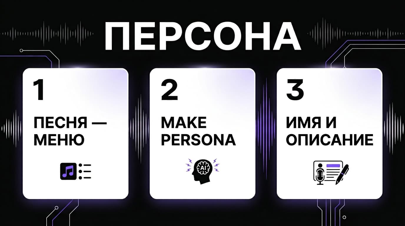 Voice и Persona в Suno: чем клонирование голоса отличается от узнаваемого стиля — фото 1