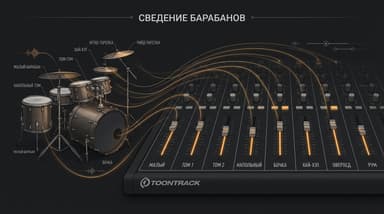 Сведение EZdrummer: как быстро улучшить звук виртуального барабанщика штатными плагинами
