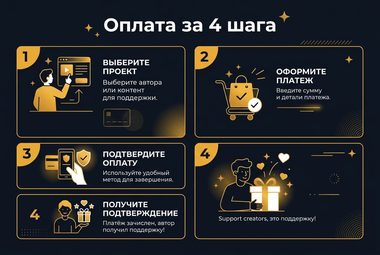 Как оплатить подписку SubscribeStar из России в 2026 году: без зарубежной карты — фото 4