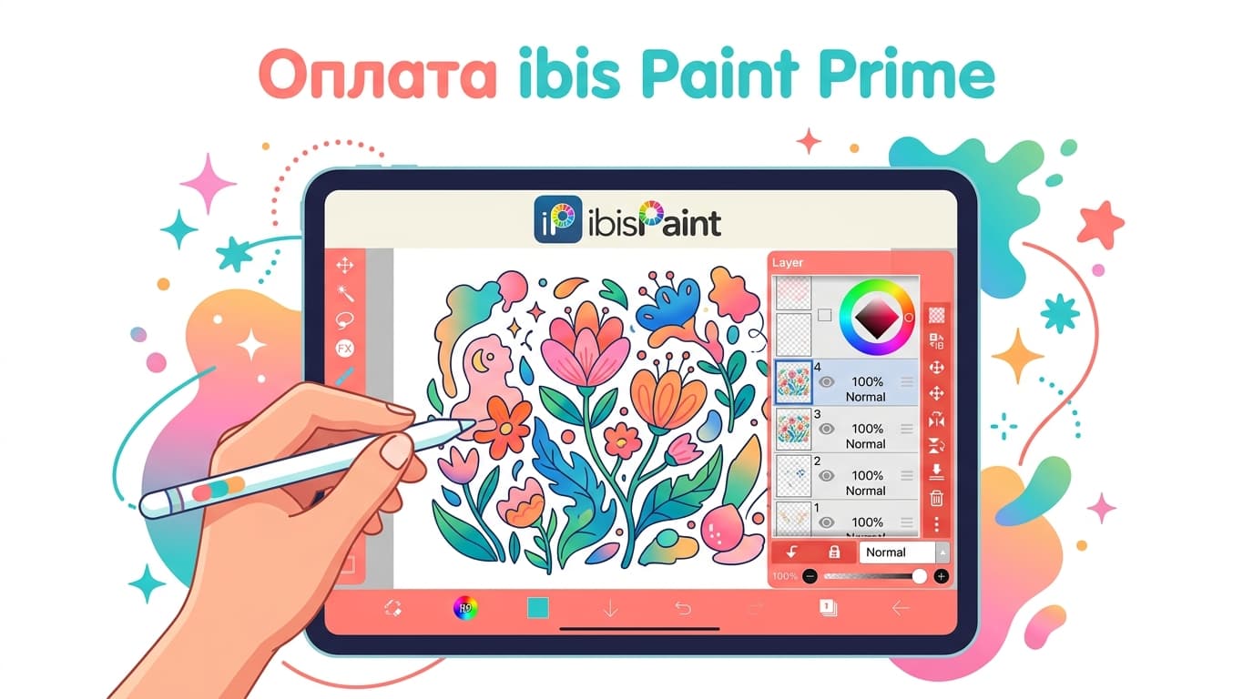 Как оплатить подписку ibis Paint Prime из России в 2026 году