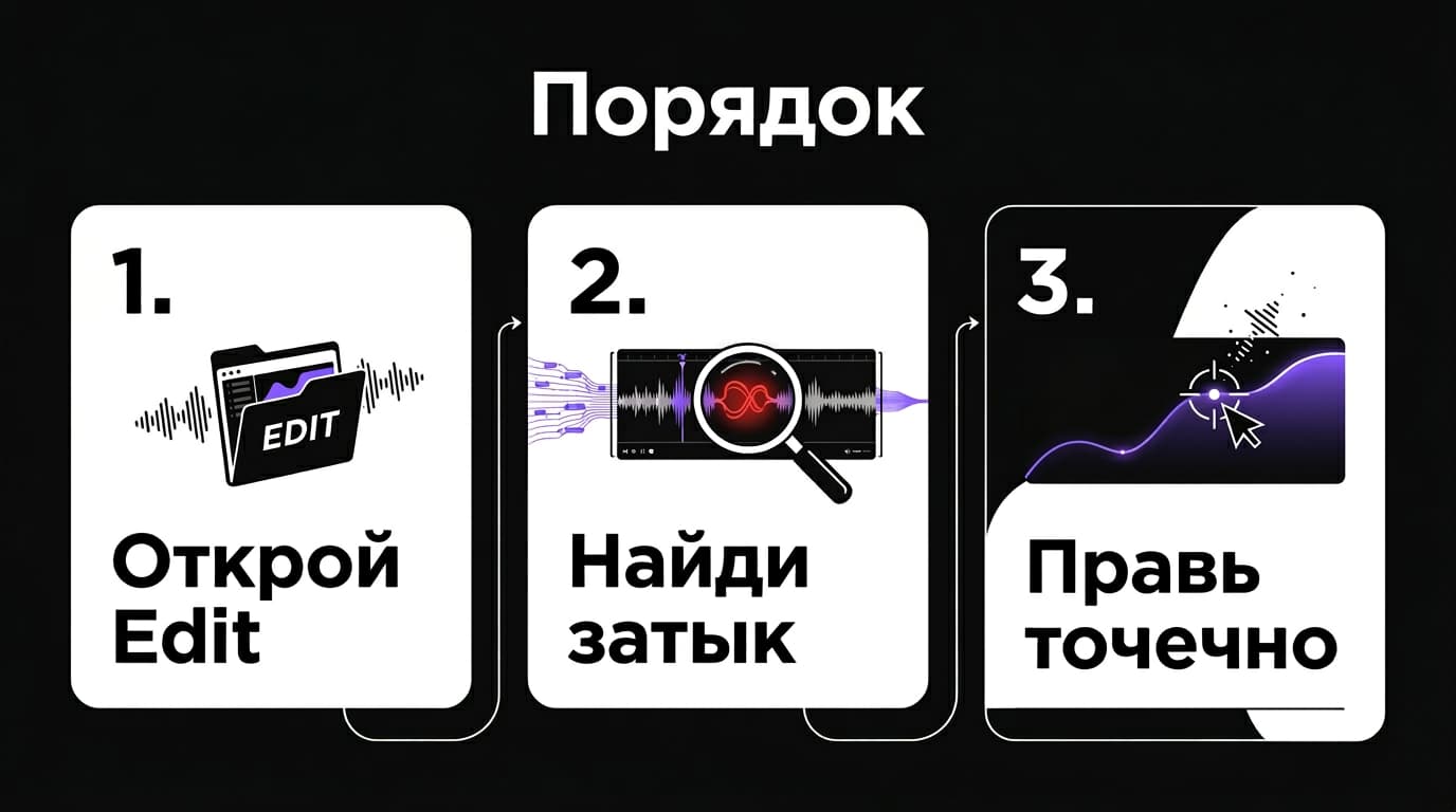 Как пользоваться Suno Editor: пошаговая правка готового трека — фото 1