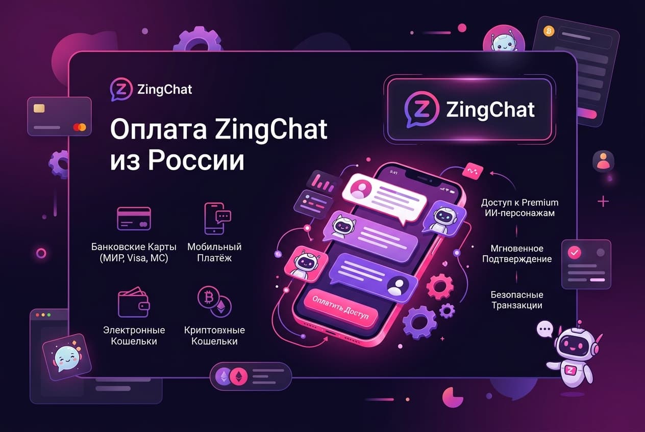 Как оплатить подписку ZingChat из России в 2026 году: без зарубежной карты