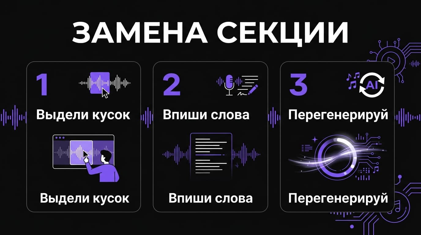 Как заменить слова в готовой песне Suno без потери мелодии — фото 1