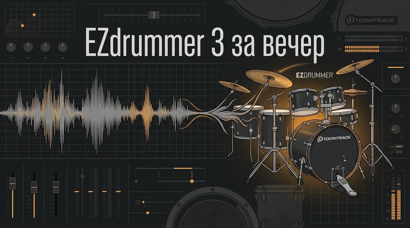 EZdrummer 3: как пользоваться, если барабаны нужны сегодня вечером