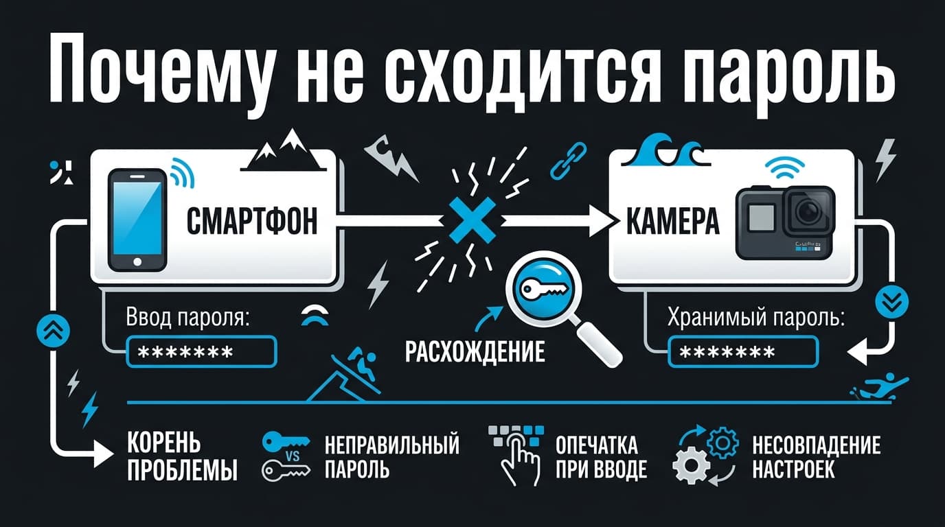 GoPro Hero 3: как сбросить пароль на Wi-Fi, когда камера его забыла — фото 1