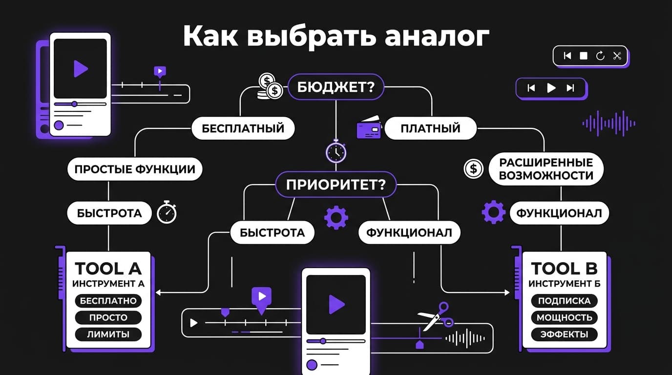 OpusClip аналог: чем заменить сервис, если кредиты, водяной знак или русские субтитры достали — фото 9