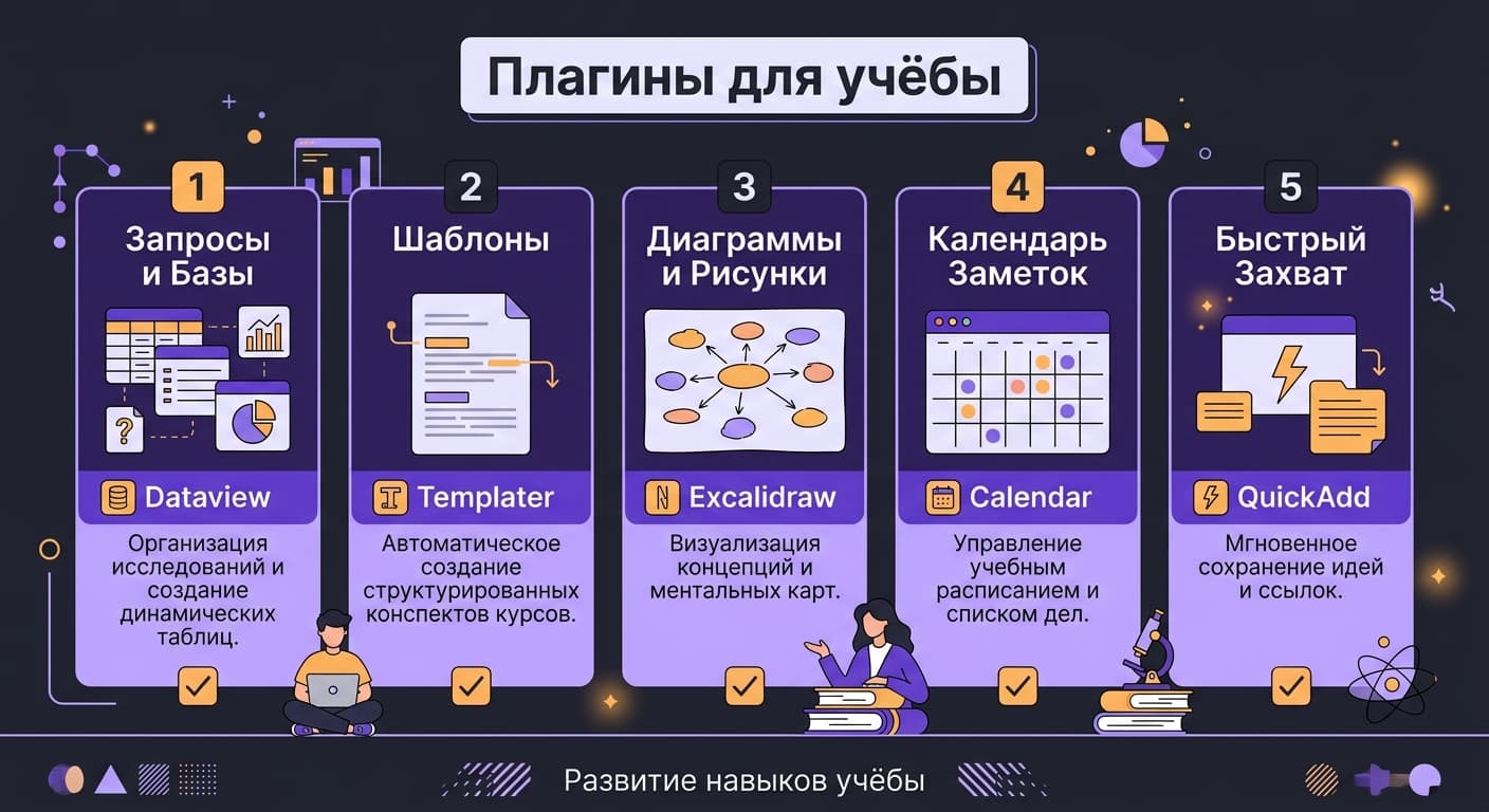 Obsidian для учёбы и конспектов: как вести заметки, связывать лекции и платить за подписку из России — фото 4