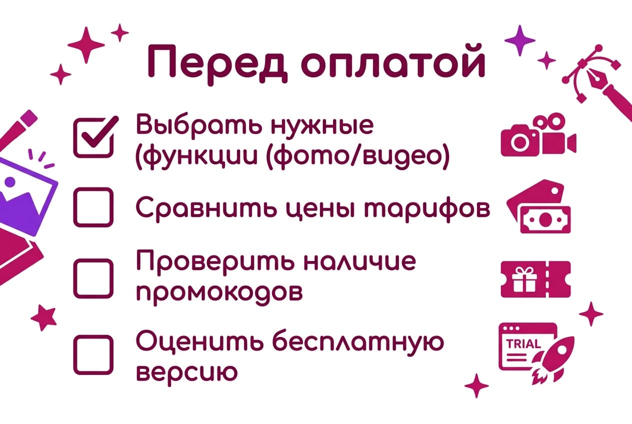 Как оформить подписку в Picsart из России в 2026 году — фото 5