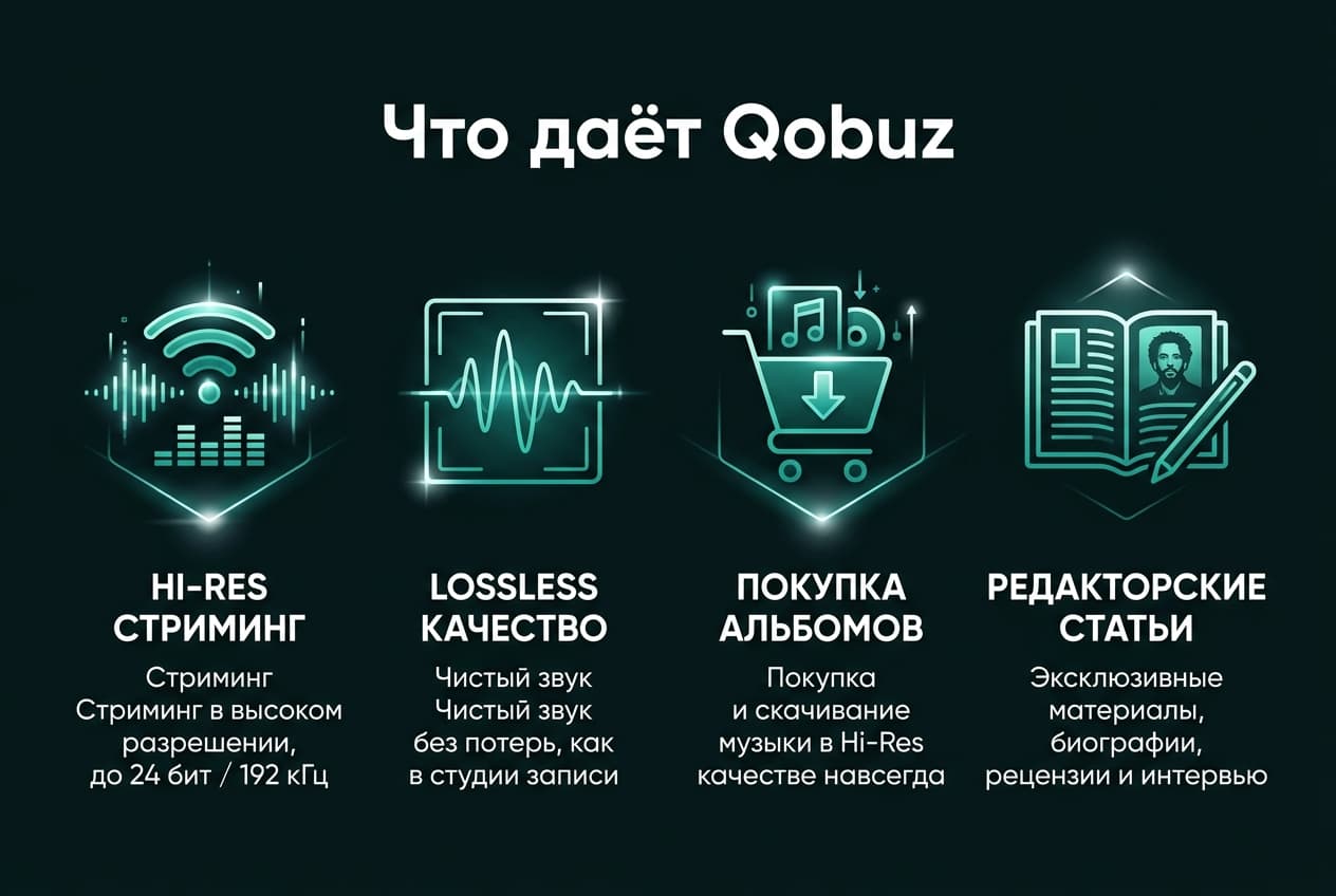 Как оформить подписку Qobuz из России в 2026 году: без зарубежной карты — фото 1