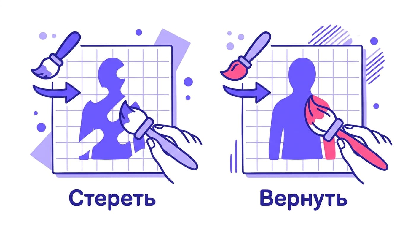 Что делать, если Photoroom плохо вырезал края: спасаем кривой контур — фото 2