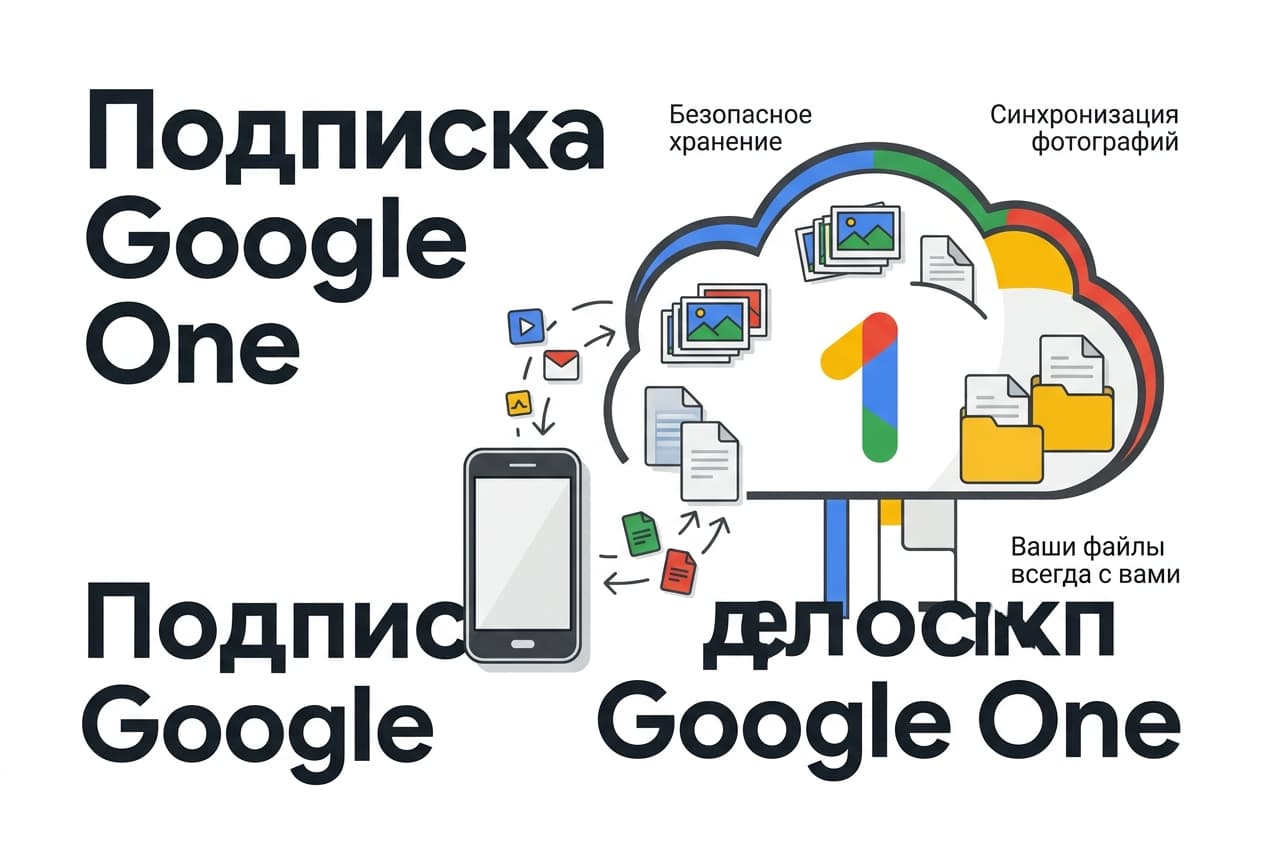 Как оформить подписку Google One в России в 2026 году
