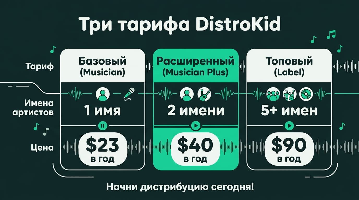 Как оформить подписку DistroKid из России в 2026 году — фото 1