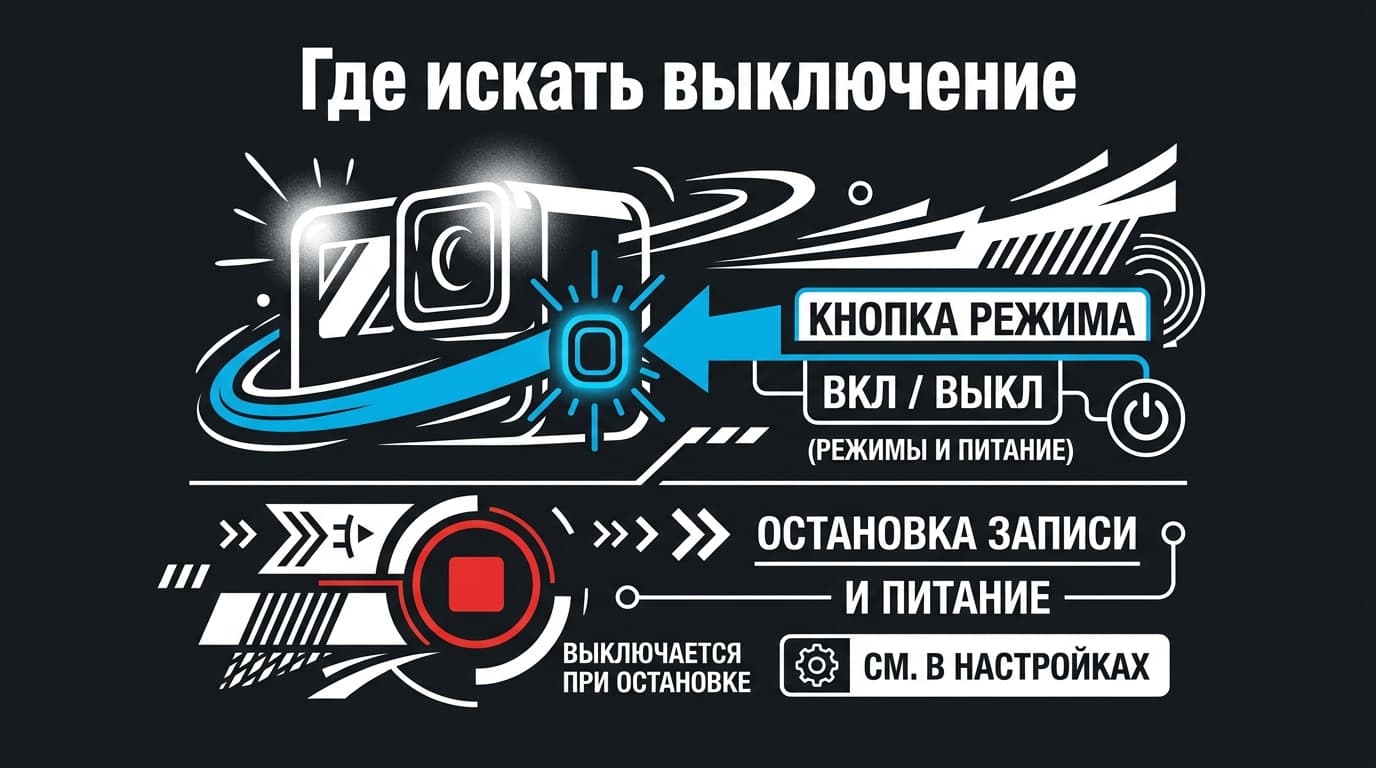 Как выключить GoPro: короткий гид по всем моделям — фото 1