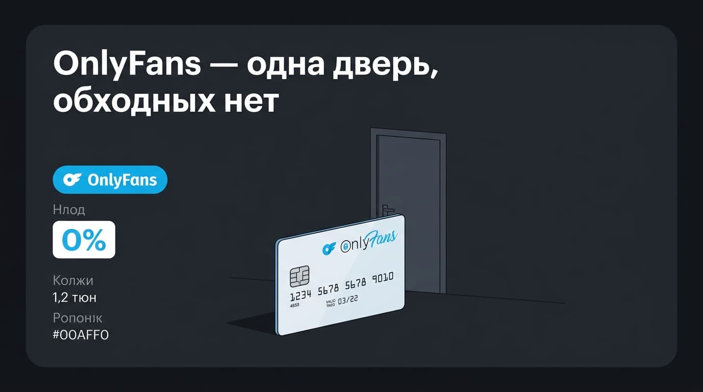 Как оплатить OnlyFans из России в 2026 году: карта, выписка и почему обходных путей нет