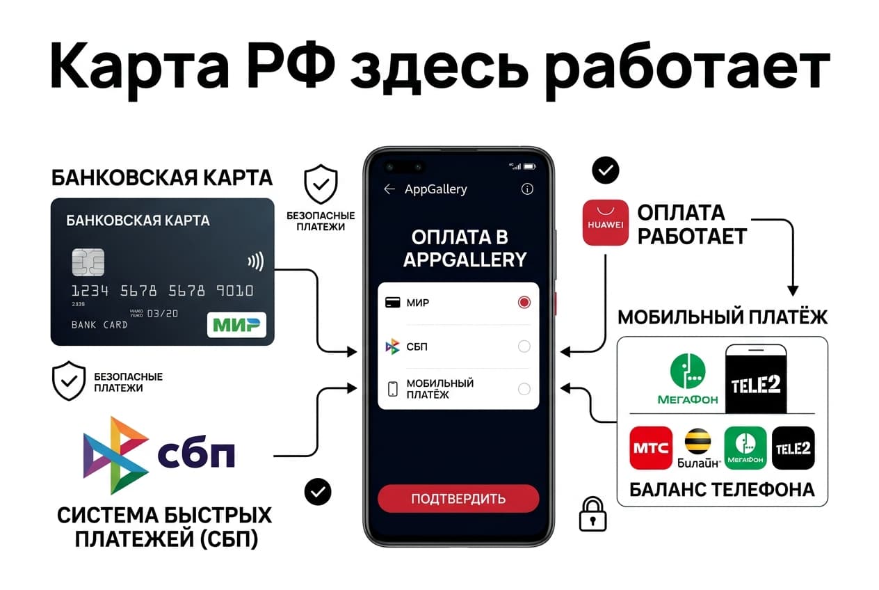 Как оплатить подписку Huawei из России в 2026 году — фото 1