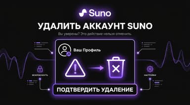 Удаление аккаунта Suno: пошаговая инструкция и что сделать до нажатия кнопки