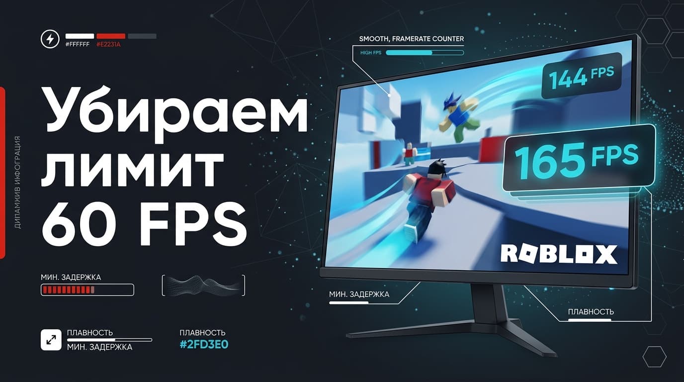Как убрать ограничение FPS в Roblox: разбираемся с 60 кадрами