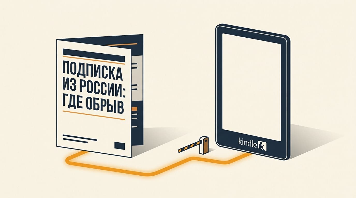 Kindle Unlimited: как подключить в России и что ломается на шаге оплаты