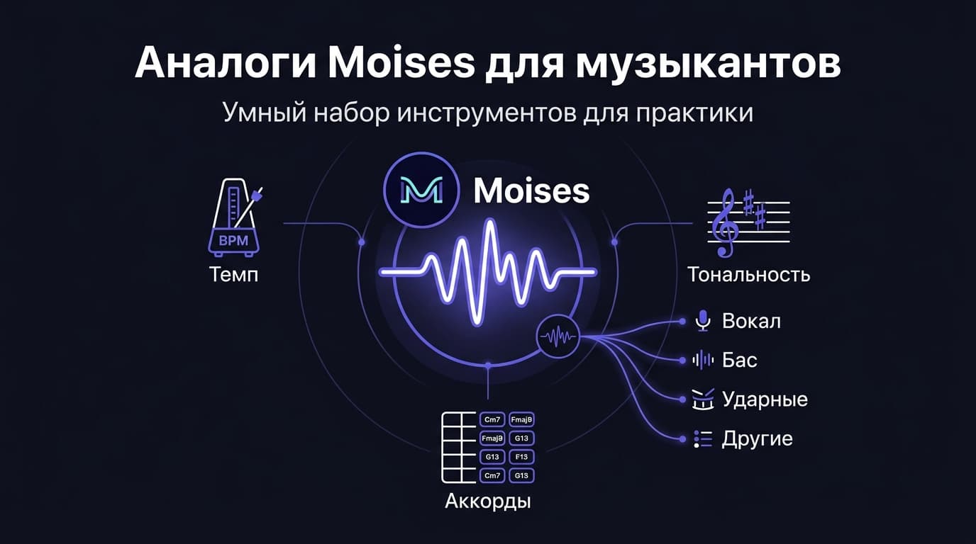 Аналоги Moises для музыкантов: чем разбирать песни и готовиться к репетиции
