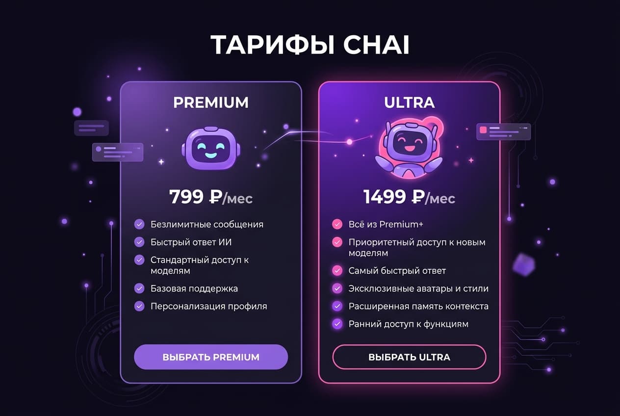 Как оформить подписку Chai из России в 2026 году: без зарубежной карты — фото 2