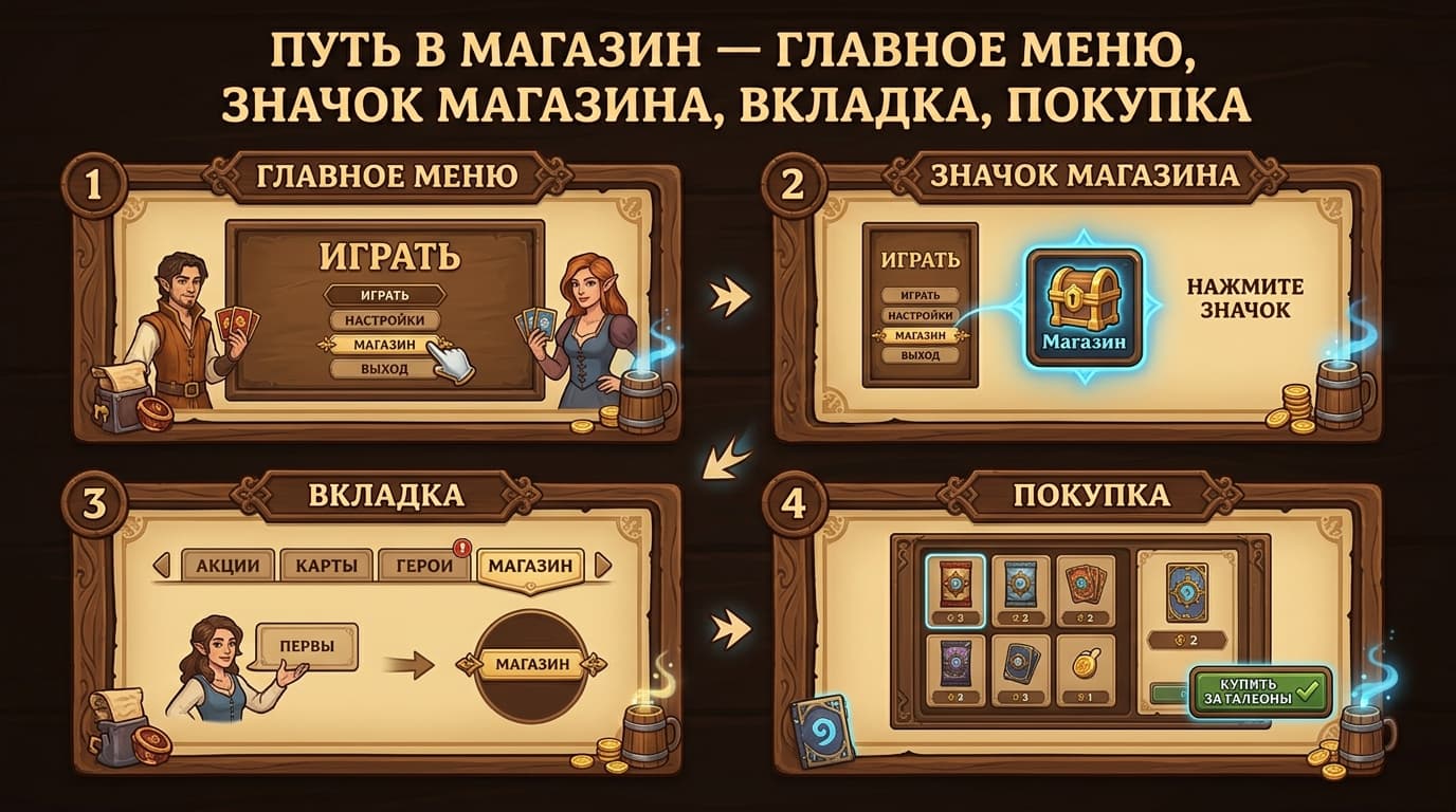 Не работает магазин в Hearthstone: почему витрина пустая, платёж отклонён и что чинить — фото 2