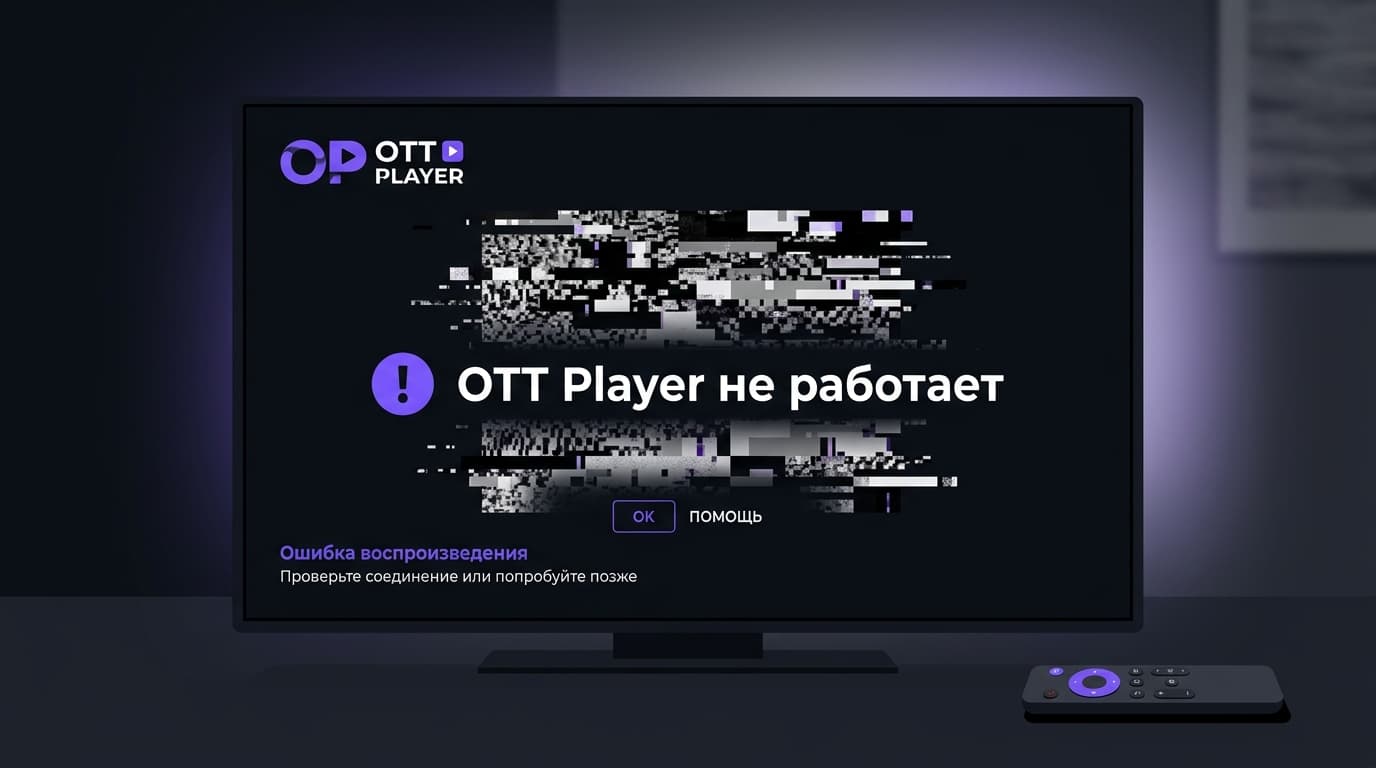 OTT Player не работает: пошаговая диагностика, а не просто «переустанови»