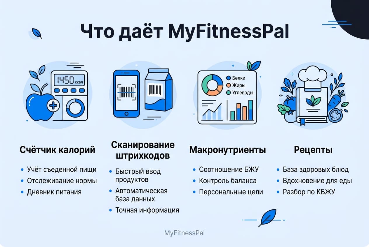 Как оформить подписку MyFitnessPal из России в 2026 году: без зарубежной карты — фото 1