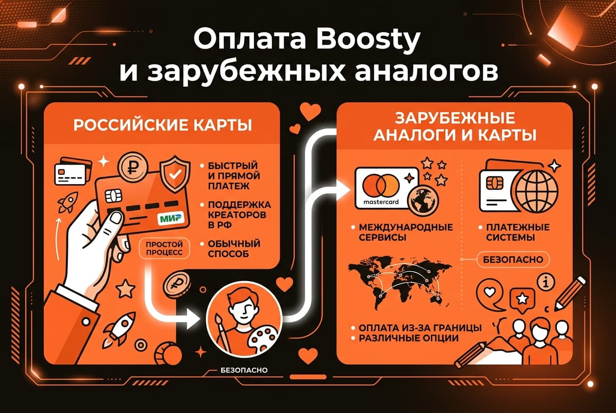 Как оформить подписку на Boosty в 2026 году: и что с зарубежными платформами — фото 2