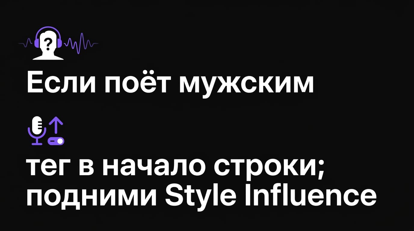 Женский вокал в Suno: как заставить нейросеть петь женским голосом и не сбиться на мужской — фото 2
