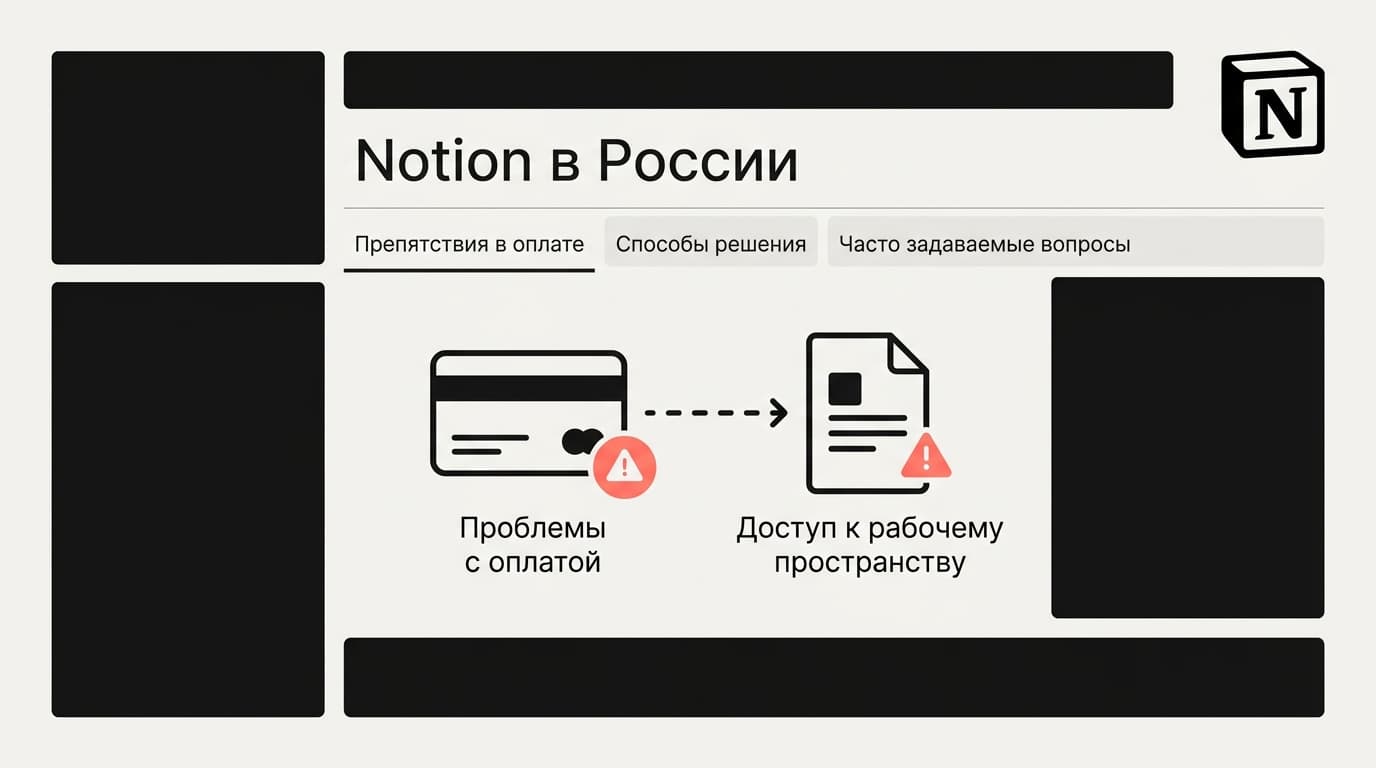 Как пользоваться Notion в России в 2026 году: что работает, а что упирается в оплату