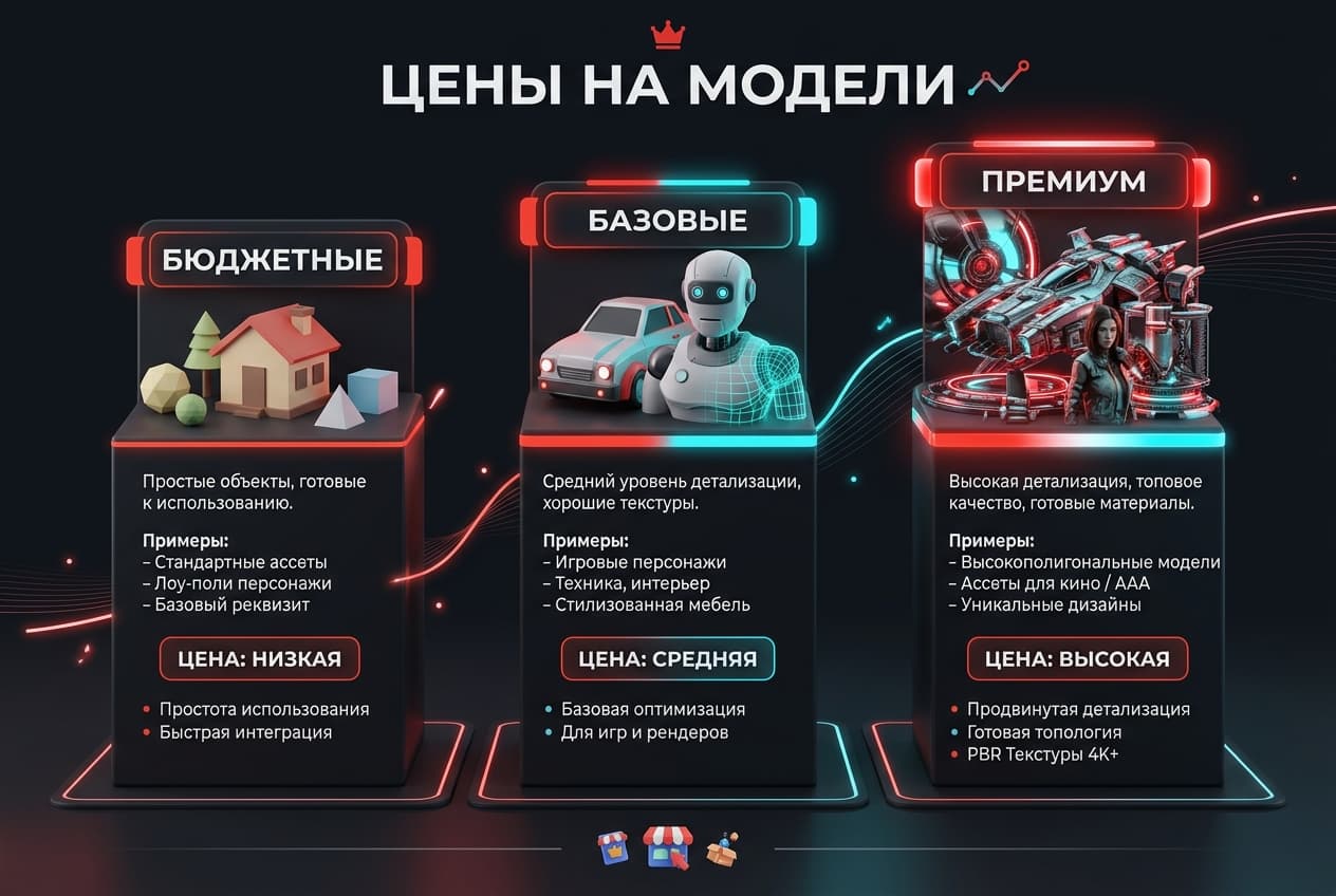 Как купить 3D-модели на TurboSquid из России в 2026 году: без зарубежной карты — фото 2