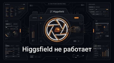 Higgsfield не работает: почему падает генерация, гаснут кредиты и что чинится за минуту