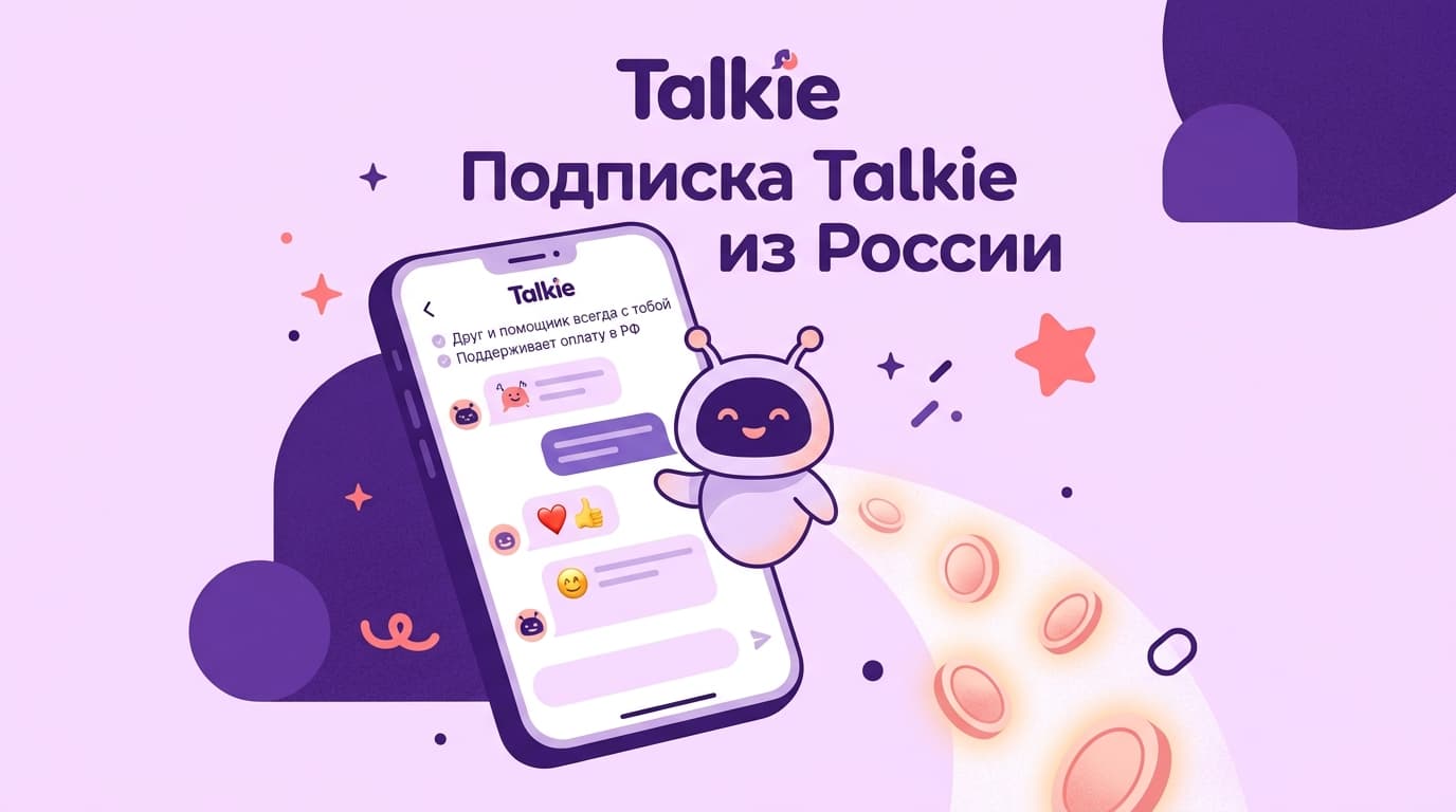 Как оформить подписку Talkie из России в 2026 году: Talkie Plus, гемы и оплата